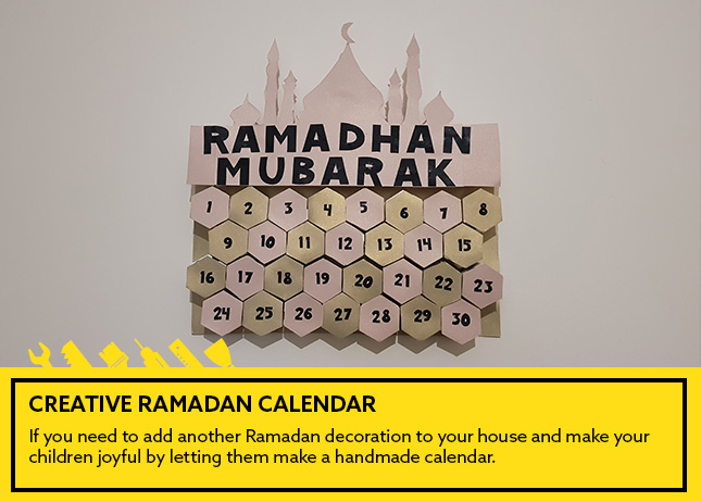 Creative Ramadan calendar